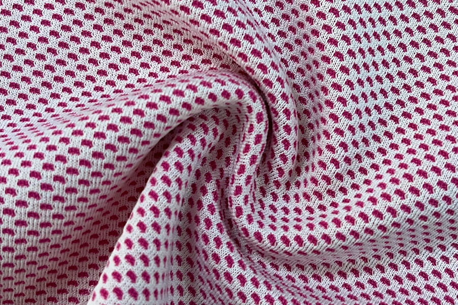 BCX-N0622: poliester nylon complet rece senzație de două culori Jacquard Mesh Faire de fagure